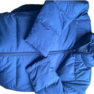 Lands end   Dark Blue Lightweight Puffer Zipper Hooded Jacket Size 5T
